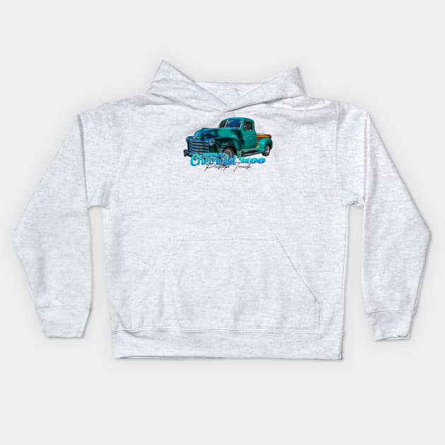 1952 Chevrolet 3100 Pickup Truck Kids Hoodie by Gestalt Imagery